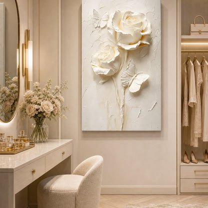 Rose Relief Painting #Kiss 42
