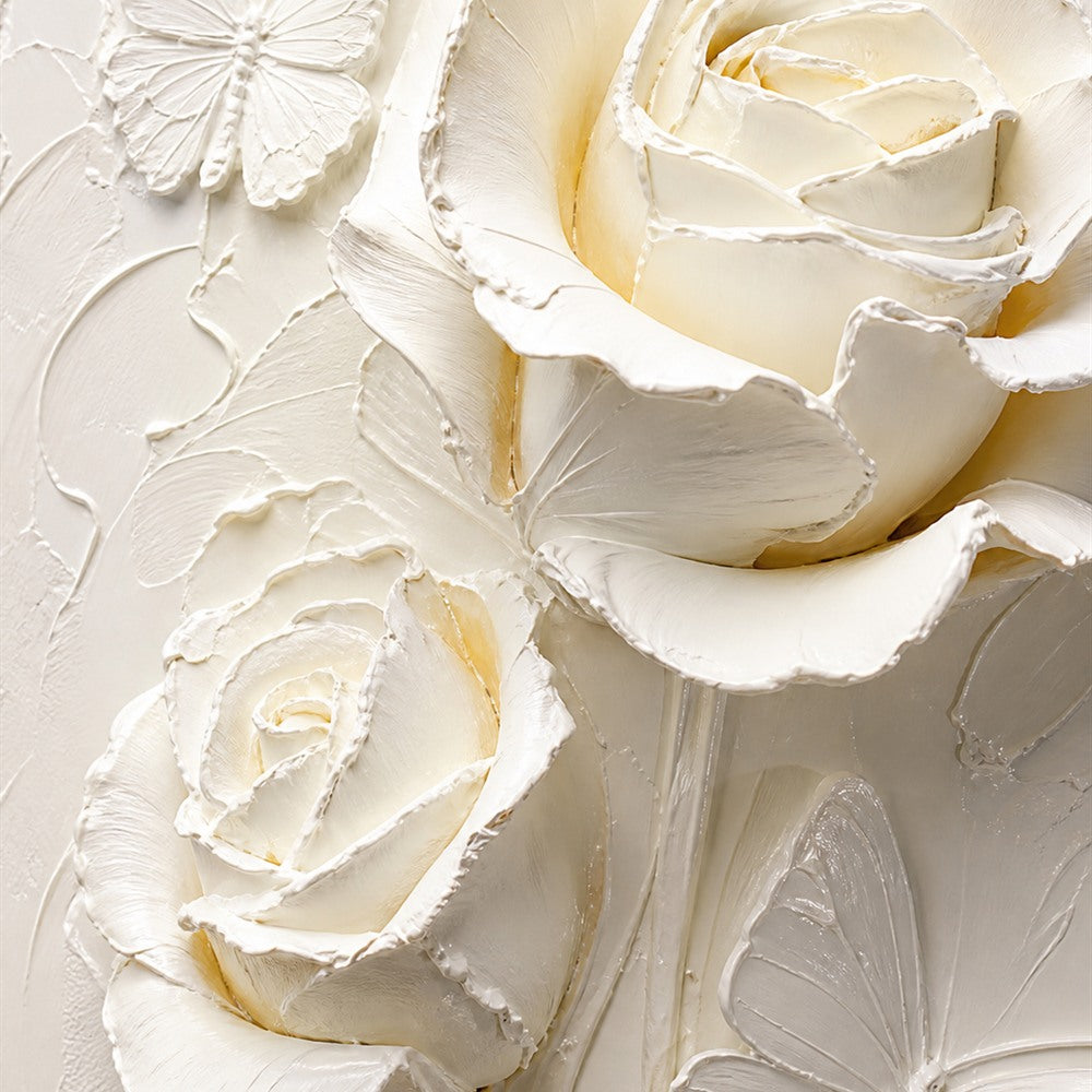 Rose Relief Painting #Kiss 42